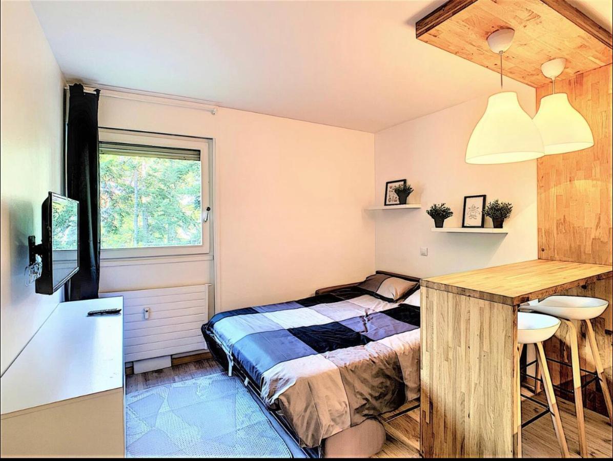 Centre Saint-Gervais Studio Vert Moderne 2 Pers Proche Telecabine المظهر الخارجي الصورة