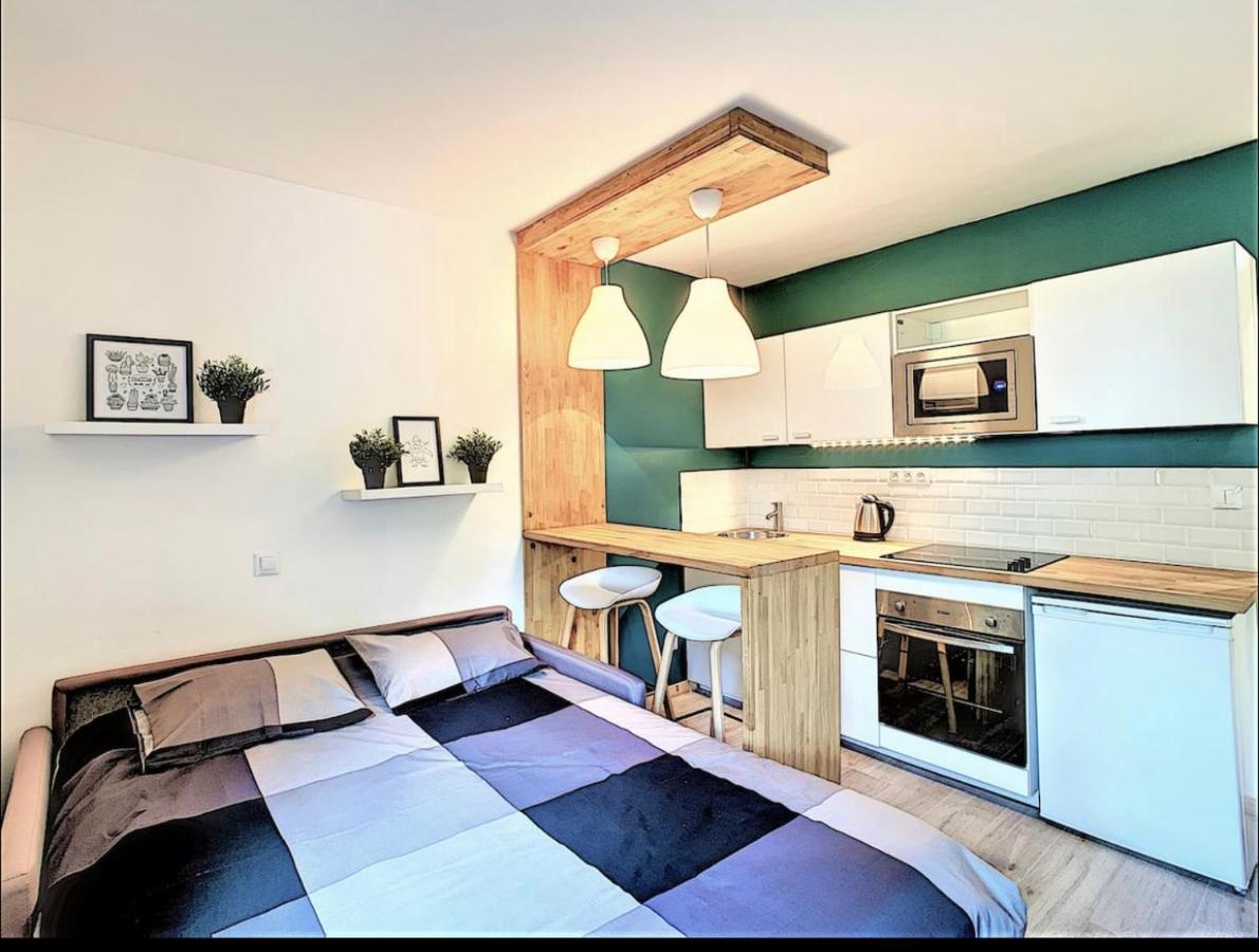 Centre Saint-Gervais Studio Vert Moderne 2 Pers Proche Telecabine المظهر الخارجي الصورة