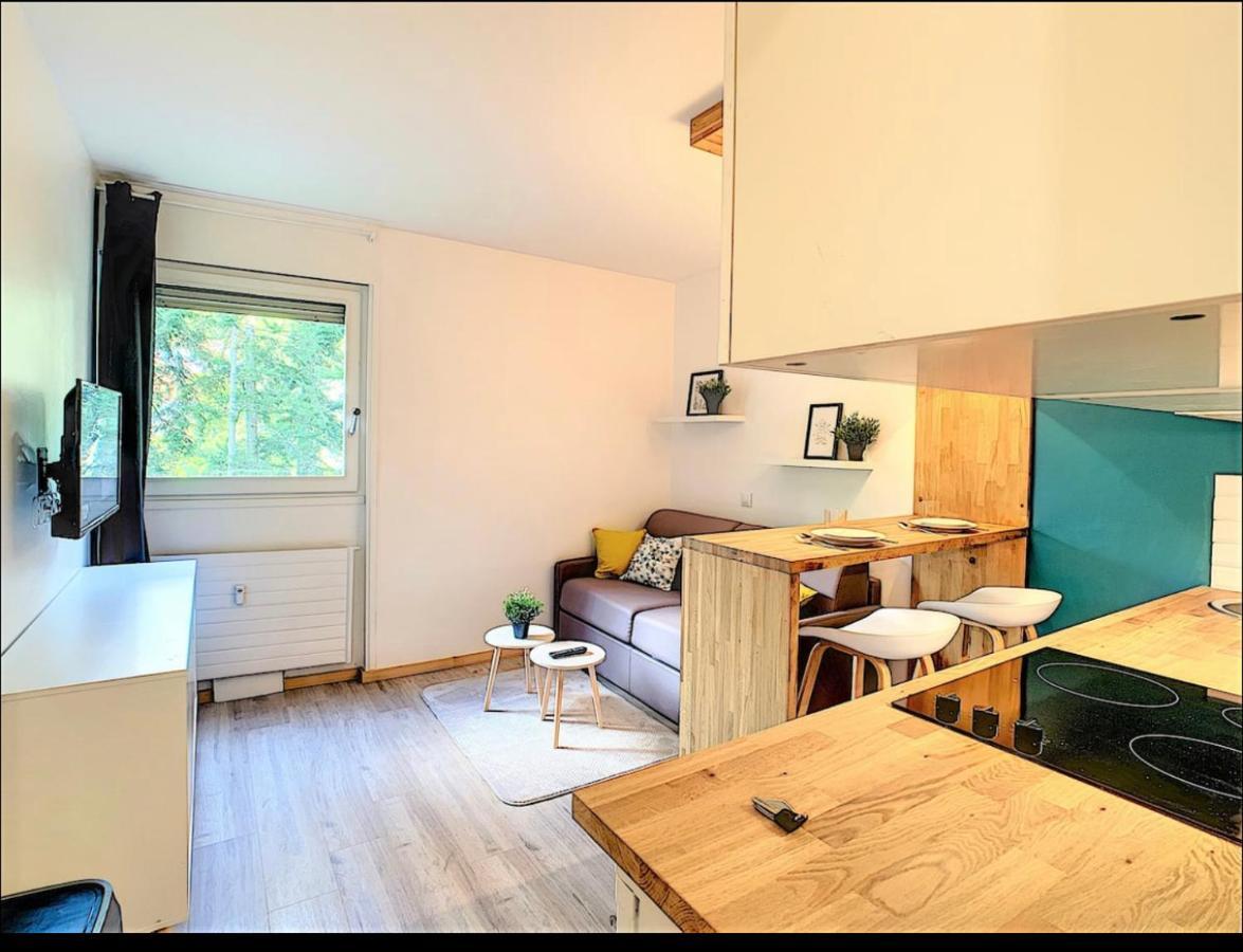 Centre Saint-Gervais Studio Vert Moderne 2 Pers Proche Telecabine المظهر الخارجي الصورة