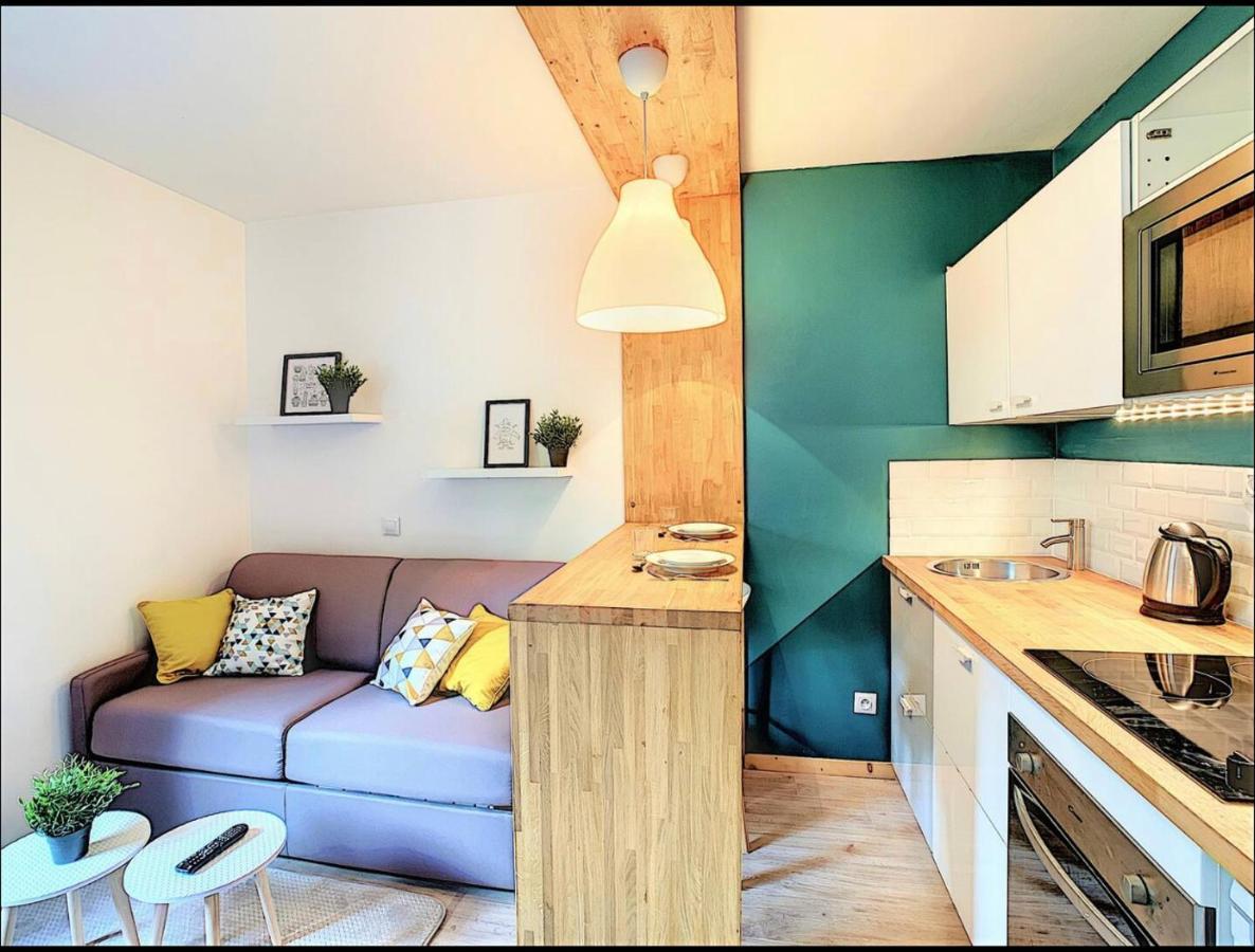 Centre Saint-Gervais Studio Vert Moderne 2 Pers Proche Telecabine المظهر الخارجي الصورة